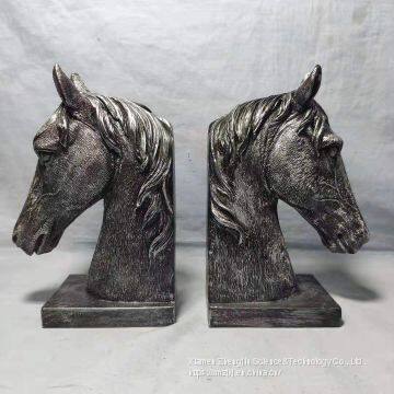 European Creative Gift Resin Horse Book Archives Home Resin Crafts Decorative Supplies Office Supplies Furnishings photo-2