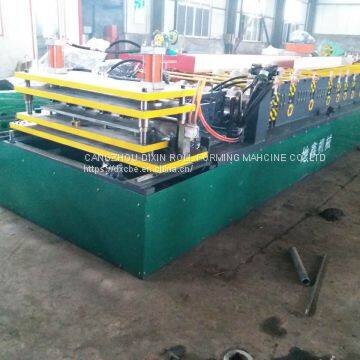 Dixin Hot Sale Color Steel Automatic Square Plate/Hanger Plate/Baffle Plate Roof Sheet Making Machine photo-4