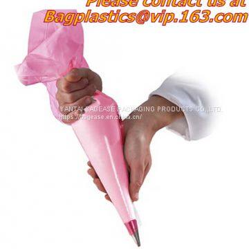 PIPING PASTRY BAGS, ICE BAG PACK, WICKETED BAGS, MICROPERFORATED FOOD BAGS, STAPLED APRON