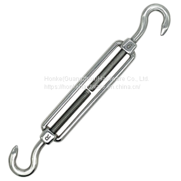 Heavy Duty Wire Rope Tension 304 Stainless Steel Hook And Eye Turnbuckle