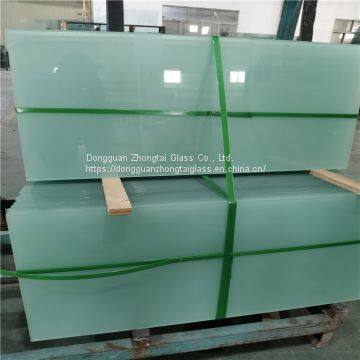 Building Glass Factory Produce Frosted Glass Acid Etched Glass for Bathroom photo-4