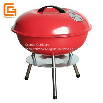 14 Inch Charcoal Kettle Grill Outdoor Barbeque Portable Grills