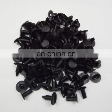 100pcs Universal Clip Black Nylon Retainer Head Fit for GM