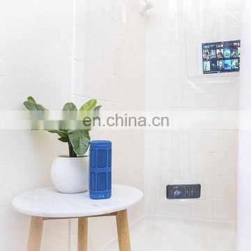 Bathroom PEVA clear Pockets Shower Curtain liner thickness for phone