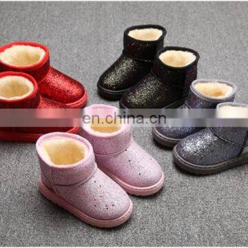 Children's Snow Boots Shiny Sparkle Warm and Comfortable in 8 Colors Baby Shoes Boy Girl Boots Shoes photo-3