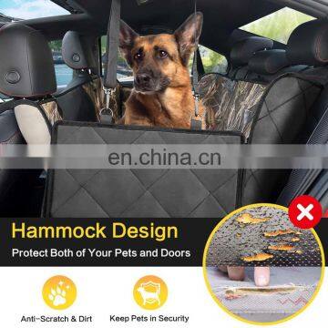 Car Pet Seat Cover Waterproof Scratchproof Hammock for Dogs Backseat Protection Against Dirt and Pet Fur photo-4