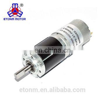 12v planetary gear motor with high torque D shaft 3-1000rpm