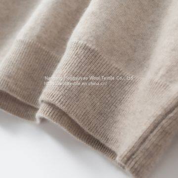 Mens Round Collar Pure Knitted Wool Wholesale Cashmere Sweater Jumper photo-4