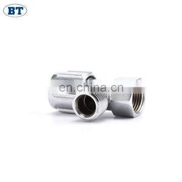 BT3038 Chinese Best Seller Brass Two-way Chrome Plated Basin Angle Valve photo-4