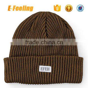 Custom Winter Thick Merino Wool Beanie