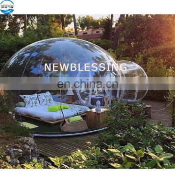 Factory cheap inflatable clear bubble tent for camping under the stars bubble tunnel