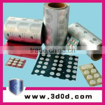 Printed Pharmaceutical Blister Aluminium Foil for flexible medical packaging