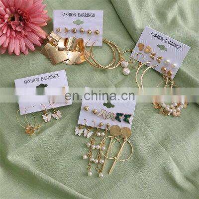 Stainless Steel Cross Personality Earrings Nine Suits