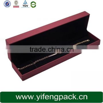 Alibaba China Customized Elegant Luxury Flocking Jewellery Box