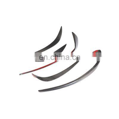 Carbon Moulding Trims Bumper Aprons Flaps For Mercedes Benz W117 C117 4Dr Cla250 6Pcs/Set photo-5