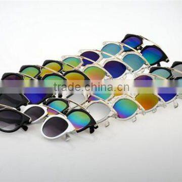 Revo Color Lens Drop Ship Frog Style Rimmed Vintage Steampunk Sunglasses photo-6