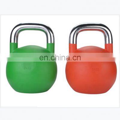 High quality cast iron 8kg fitness kettleballs