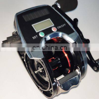 8.0:1 6+1BB Fishing Reel Left / Right Hand 10KG Power Low Profile Line Counter Fishing Tackle Gear