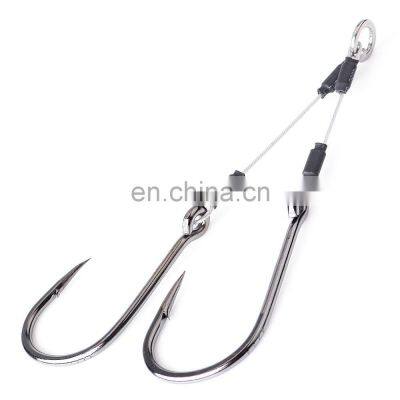 Tuna Hook With Steel Wire Rope Boat Hook 2 Pieces in a Box Carbon Steel Material photo-4