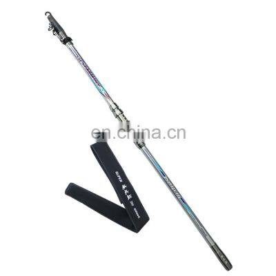 In Stock Super hard fishing rod telescopic fishing rod spinning carbon fiber rotating casting deep sea fishing