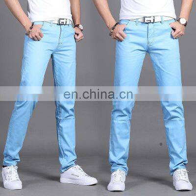 Custom Spring New Men's Fashion Work Pants Breathable Casual Slim Pants photo-3
