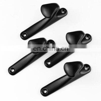 Wholesale Modern Simple Clothes Hook Hanging Bathroom Accessory Black Clothes Hanger Metal Hook L800005