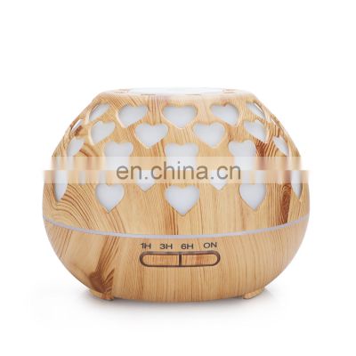 Big Capacity 400ml Heart Shape Electric Portable Household Ultrasonic Air Humidifier Aroma diffuser