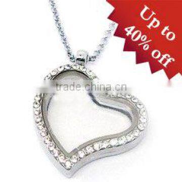 up to 40% off stainless steel floating lockets necklace jewelry