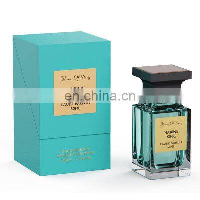 Luxury Smart Empty Black Box For Perfume Magnetic Packaging Gift Box With Bottle photo-2