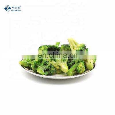 Sinocharm Crisp Sweet Fresh Non Worm Frozen Broccoli with ISO Certificate IQF Broccoli