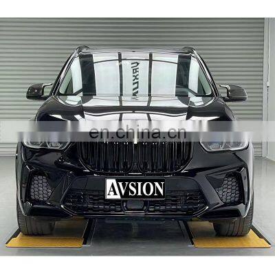 Body kit for BMW X5 G05 upgrade to X5M style with front bumper rear bumper assembly X5M Grille