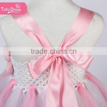 The Beautiful and Sweet Pink Flower Girl Dress of 7 Years Old photo-4