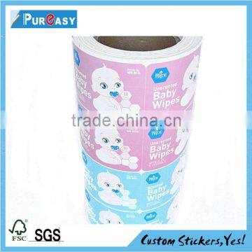 full color self adhesive paper label,waterproof sticker for home and baby care                        
                                                Quality Choice