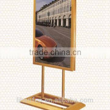 LED display stand sign/Stainless steels floor stand/Light Emitting Diode pop board_advertising stand signs