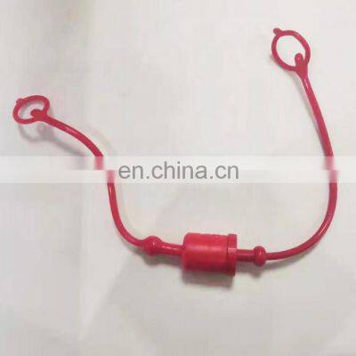 Used for 3/8 NAV Hydraulic Quick Couplings 3/8 Inch Female and Male Red Plastic Material Dust Plug photo-5