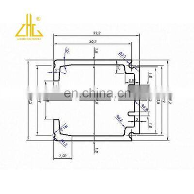 Customized Size From Zhonglian 6063 Photo Frame Aluminum Profile