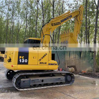 Used construction machine komatsu pc130 excavator for sale