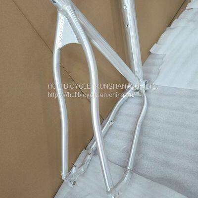 Road Bicycle Frame Aluminum Alloy Mountain Bike Frame Barrel Shaft Bicycle Frame With Alloy 6061 TIG Welding photo-5
