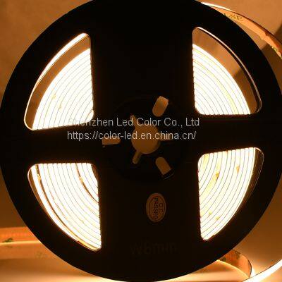 Cob led strip light flexible Dimmable dotsfree 420 leds/m Cob light