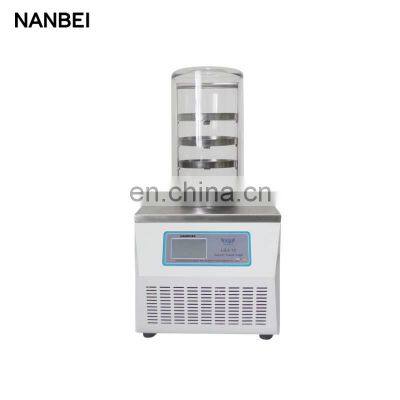 LGJ-10 Manifold Top Press Type Vacuum Freeze Dryer Laboratory Lyophilizer Machine For Food photo-2