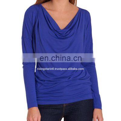 Custom Design Fashion Style Wholesale price high quality hot season cool full sleeve T Shirt for ladies girl women