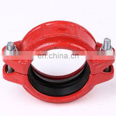 Trench Clamp Fire Pipe Fittings Ductile Iron Pipe Fittings Clamp DN100