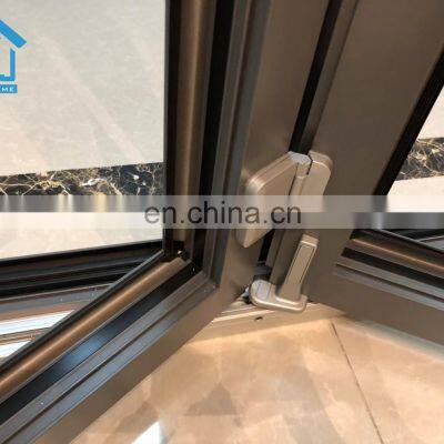 AS2047 Standard Aluminium Alloy Impact Resistance Metal Accordion Bi-folding Doors With Screens photo-3