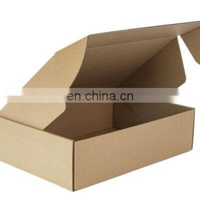 Free Sample Paperboard Carton Box Folded Corrugated Product Packing Cardboard Logo Printed Folding Colored Airplane Shipping Box photo-3