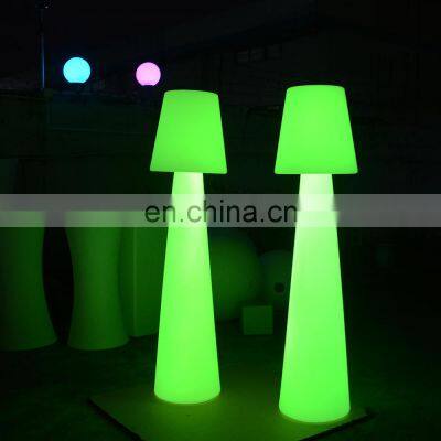 battery floor lamps/Modern decorative retro industrial wholesale fluorescent color changing design floor lamps