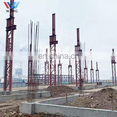 A36 Hot Rolled H Beams Steel Assembly   10X12 Shed Steel Structure Frame  For Chicken