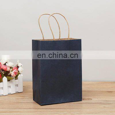 Custom Logo Tote Bag Small Recycle Kraft Paper Bag for Pack photo-4
