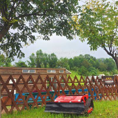 rc Mower, China rc Remote Control Lawn Mower Price, Remote Control Mower With Tracks for Sale photo-5