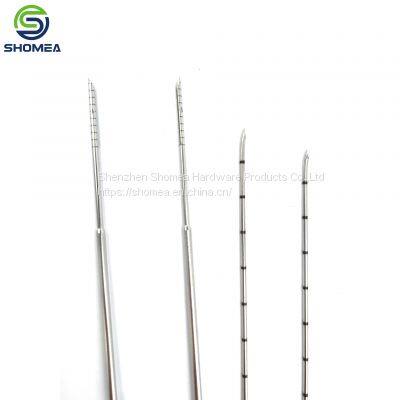 Shomea Customized 11G-32G Laser Marking  Medical Grade Stainless Steel open end needle