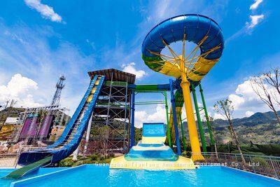 Outdoor Swimming Pool Water Slide Large Outdoor Slide Children's Water Park Water Village Entertainment and Amusement Facilities photo-2
